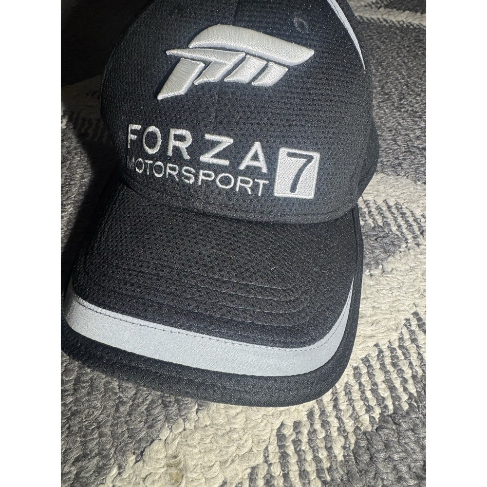 New Era Forza‎ 7 Motorsport Black Green Medium Large Slick Hat Xbox Collab
